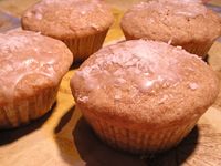 Kkuszos anansz-licsi muffin